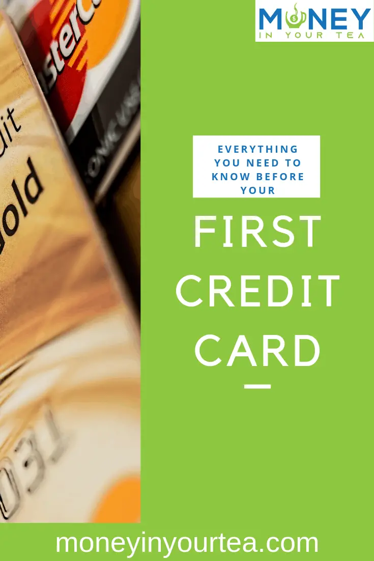Everything you need to know to apply for your first credit card. Read it now at Money In Your Tea! #savingmoney #money #personalfinance #blog #savings #genz #generationz #millennial #creditcard #payment