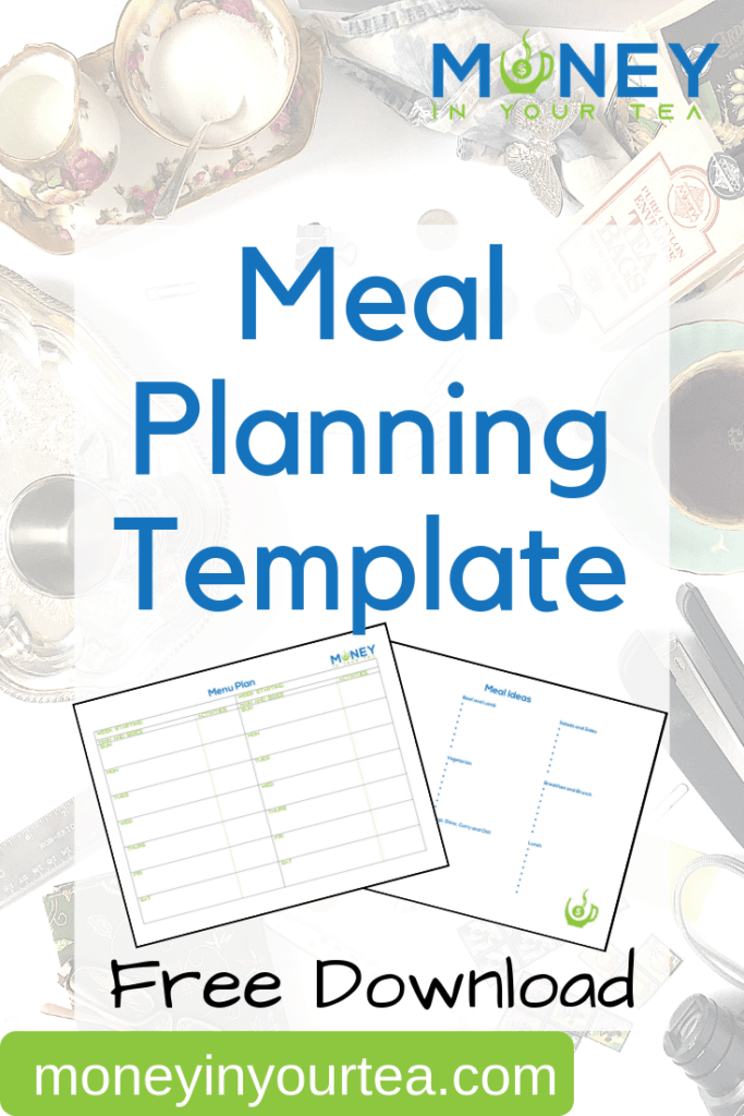 Click to moneyinyourteas.com to get a free meal planning template that is reusable. Enjoy healthy and delicious dinners every night. #mealplanning #freeprintable #healthy #dinner #template #planner #family