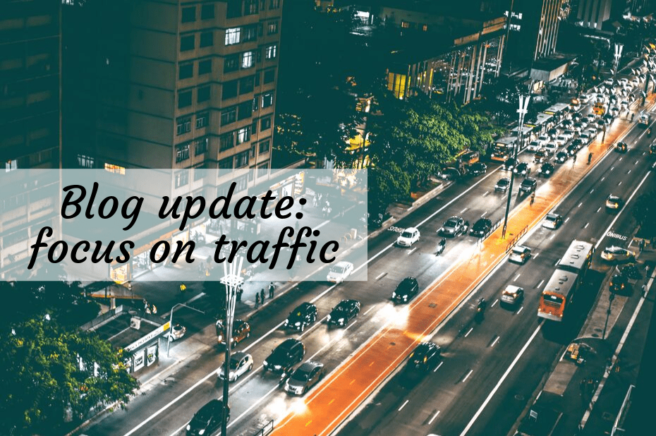 Blog traffic update