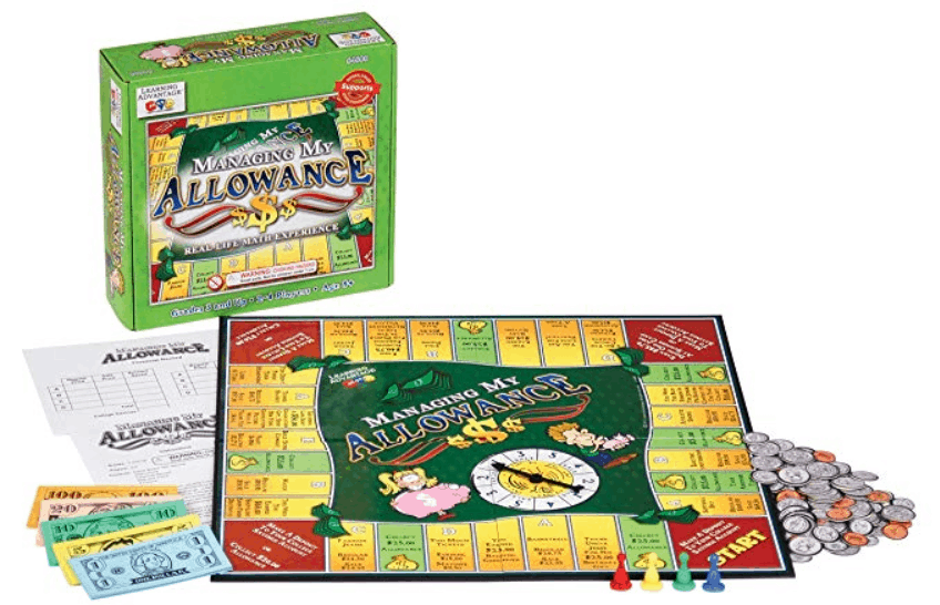 Managing my Allowance game teaches kids about money in a way they can relate