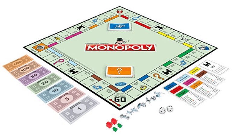 Monopoly, the classic game of money