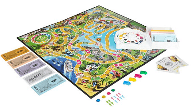 The Game of Life, a classic money game for children